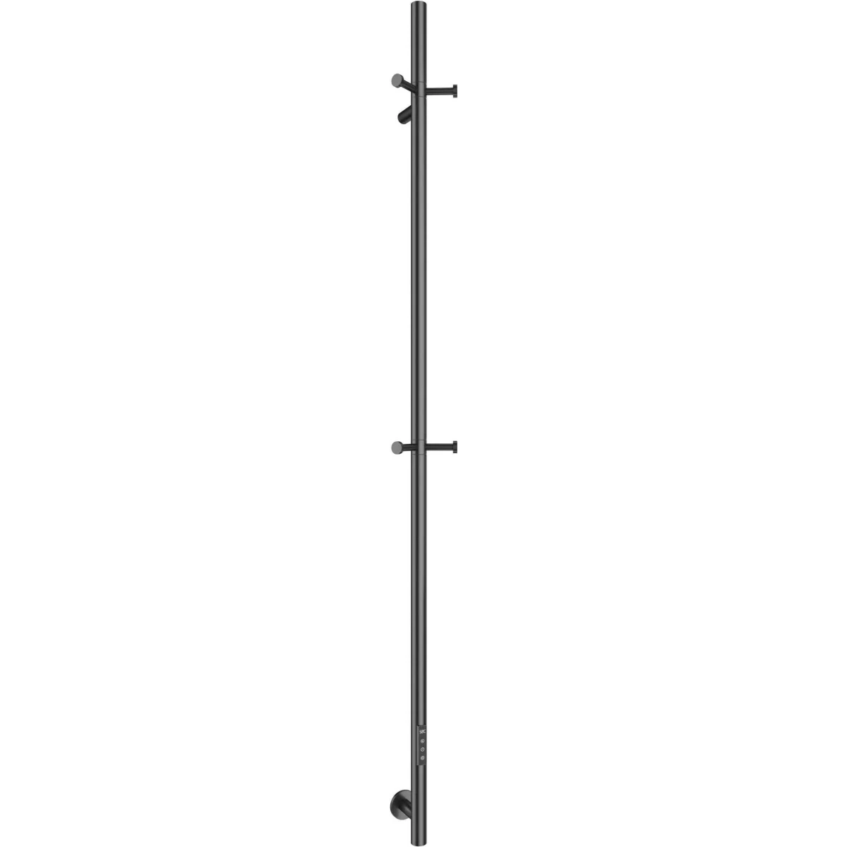 Электрический полотенцесушитель AQUAme AQM3151GM 1700*147 мм (оружейная сталь)