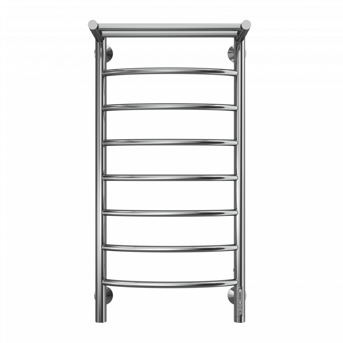 Электрический полотенцесушитель Terminus Классик П8 432*850 мм (хром) с полкой