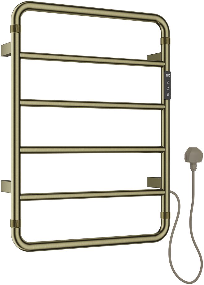 Электрический полотенцесушитель Allen Brau Priority R 7.31000-GB 640*475 мм (золото браш)