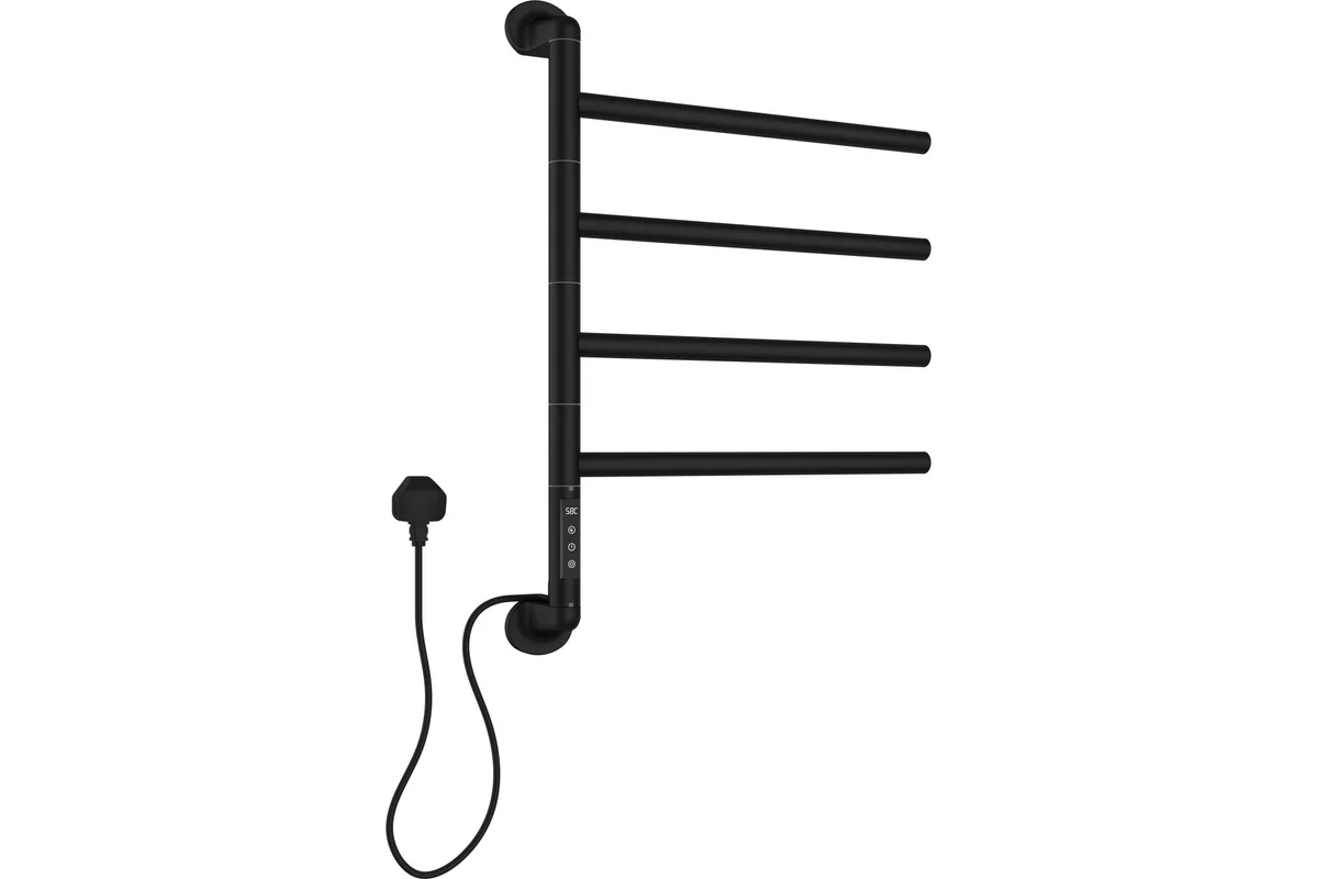 Электрический полотенцесушитель Allen Brau Liberty T 7.33000-31 683*489 мм (черный матовый)