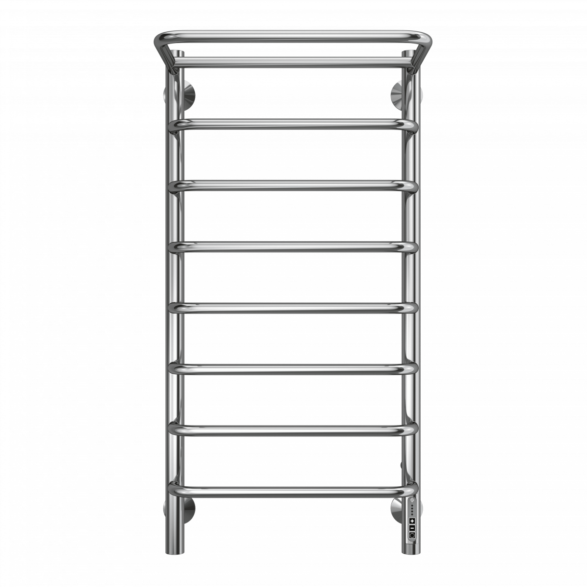 Электрический полотенцесушитель Terminus Полка П8 432*850 мм (хром) с полкой