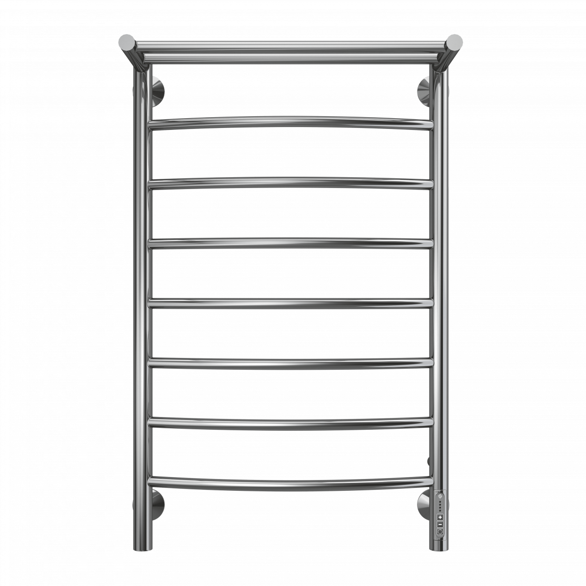 Электрический полотенцесушитель Terminus Классик П8 532*850 мм (хром) с полкой