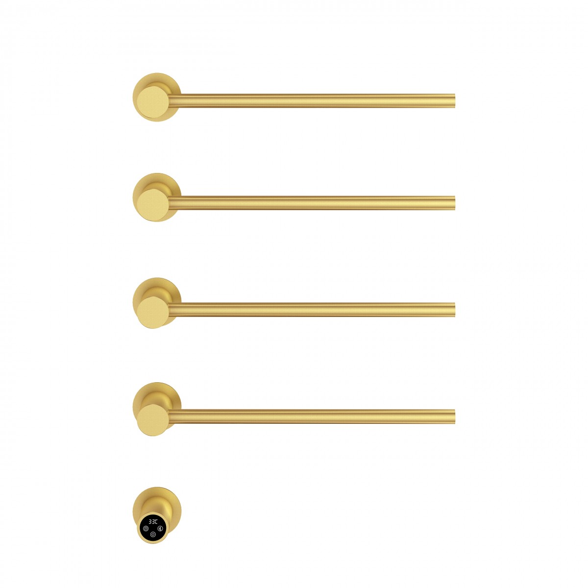 Электрический полотенцесушитель Vincea VTD-2H1BG 532*670 мм (золото брашированное)