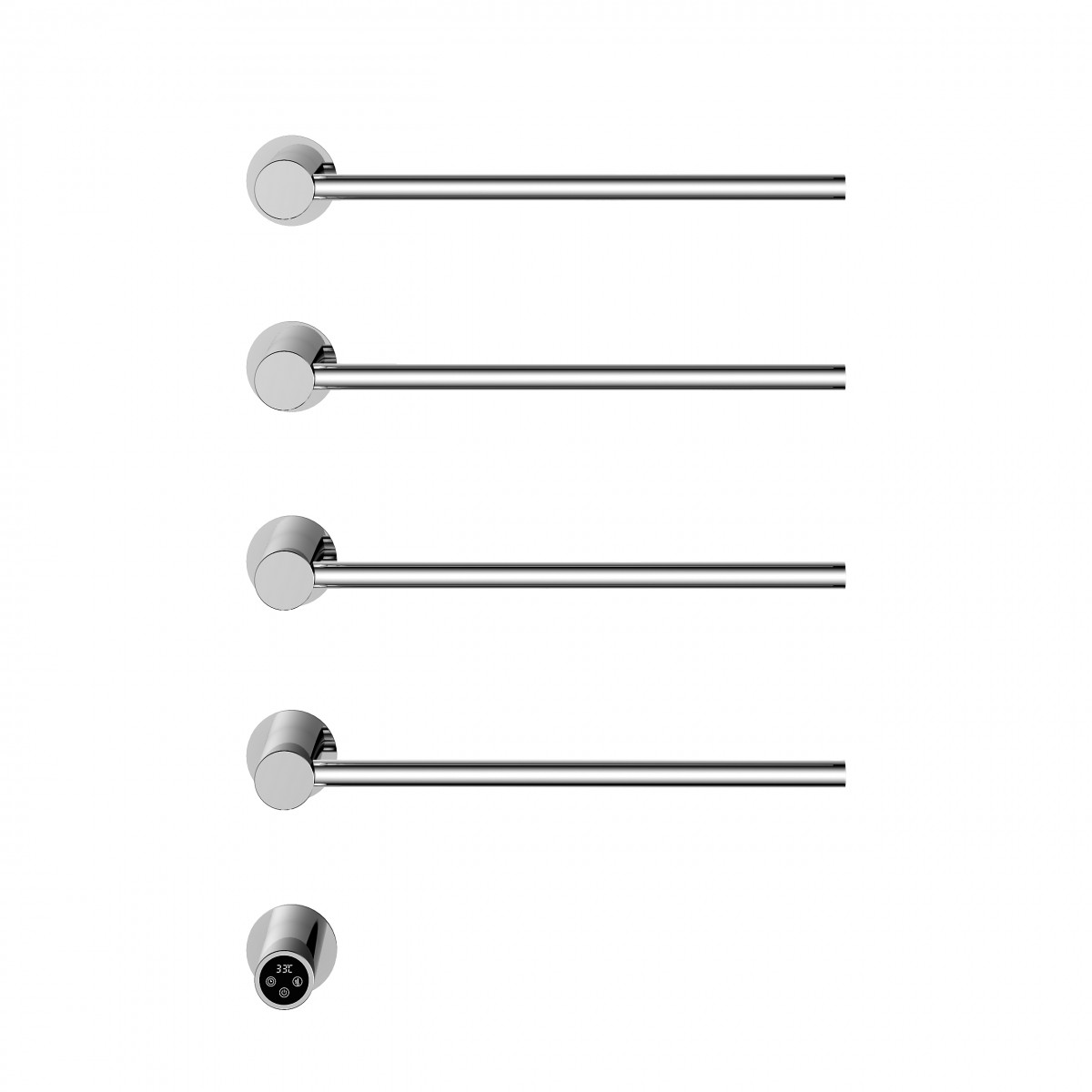 Электрический полотенцесушитель Vincea VTD-2H1CH 532*670 мм (хром)