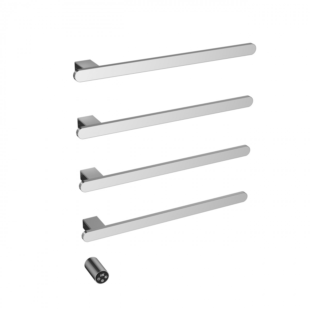 Электрический полотенцесушитель Vincea VTD-2H2CH 520*621 мм (хром)