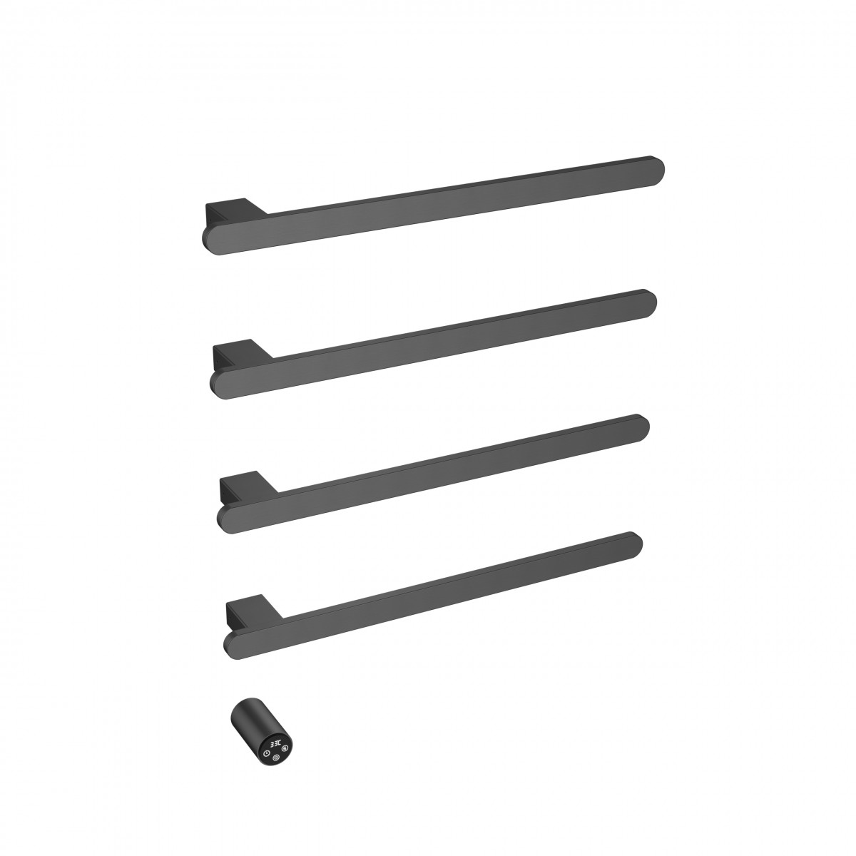 Электрический полотенцесушитель Vincea VTD-2H2GM 520*621 мм (вороненая сталь)