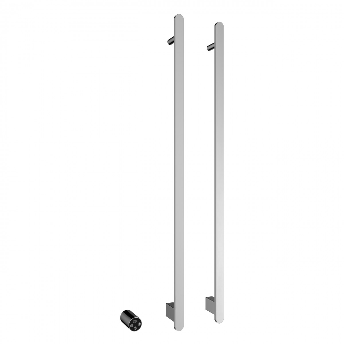 Электрический полотенцесушитель Vincea VTD-2VT1CH 336*1000 мм (хром)