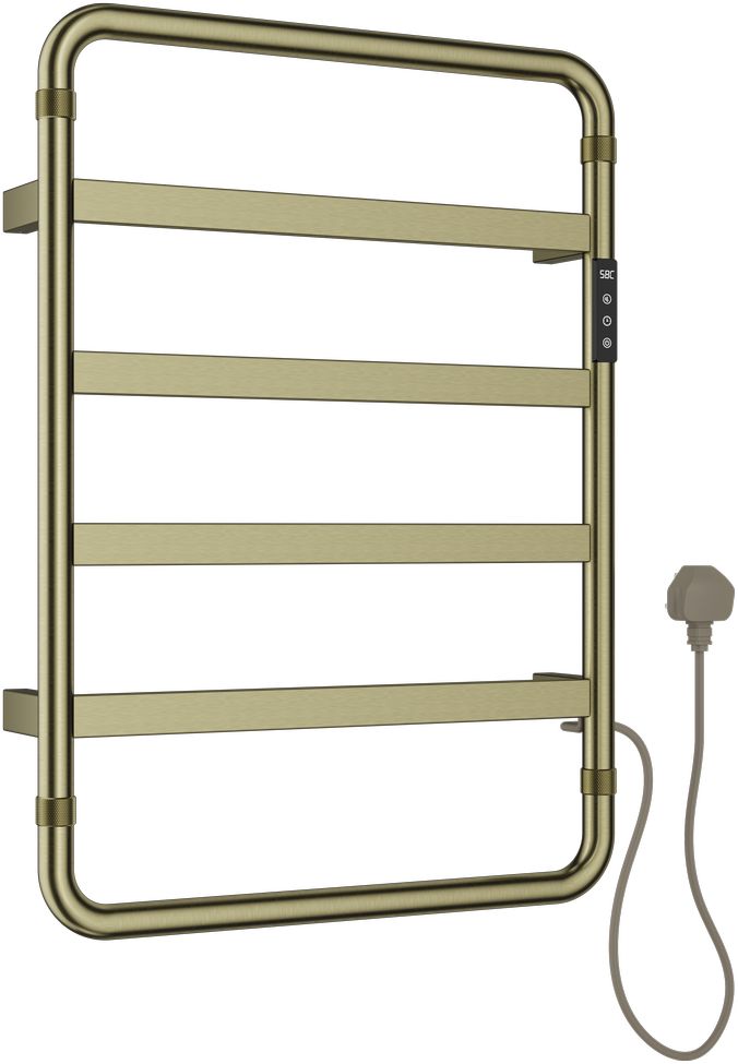 Электрический полотенцесушитель Allen Brau Priority S 7.31001-GB 640*475 мм (золото браш)