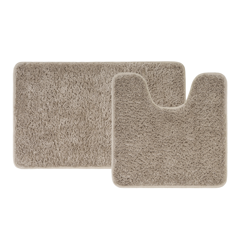 Набор ковриков для ванной IDDIS Base BSET07Mi13 50*80/50*50 см (светло-коричневый)