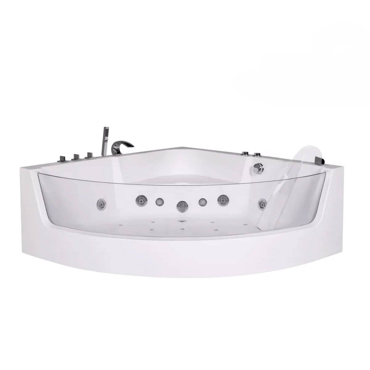 Ванна акриловая Cerutti SPA C-401A 150*150 см (белый) с гидромассажем