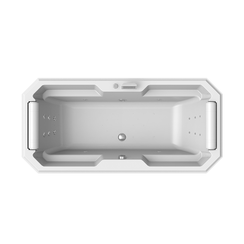 Ванна акриловая Radomir Fra Grande Фернандо 190*90 см (белый/хром) с каркасом