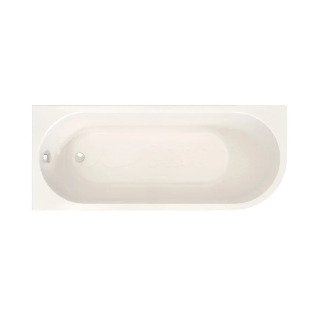 Ванна акриловая Radomir Вальс 3/4 1-01-0-1-1-345 170*75 см (белый) L с каркасом