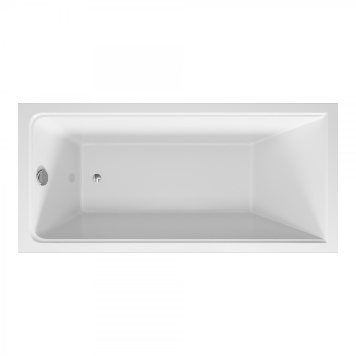 Ванна акриловая Vincea VBT-2G150-FR 150*70 см (белый)