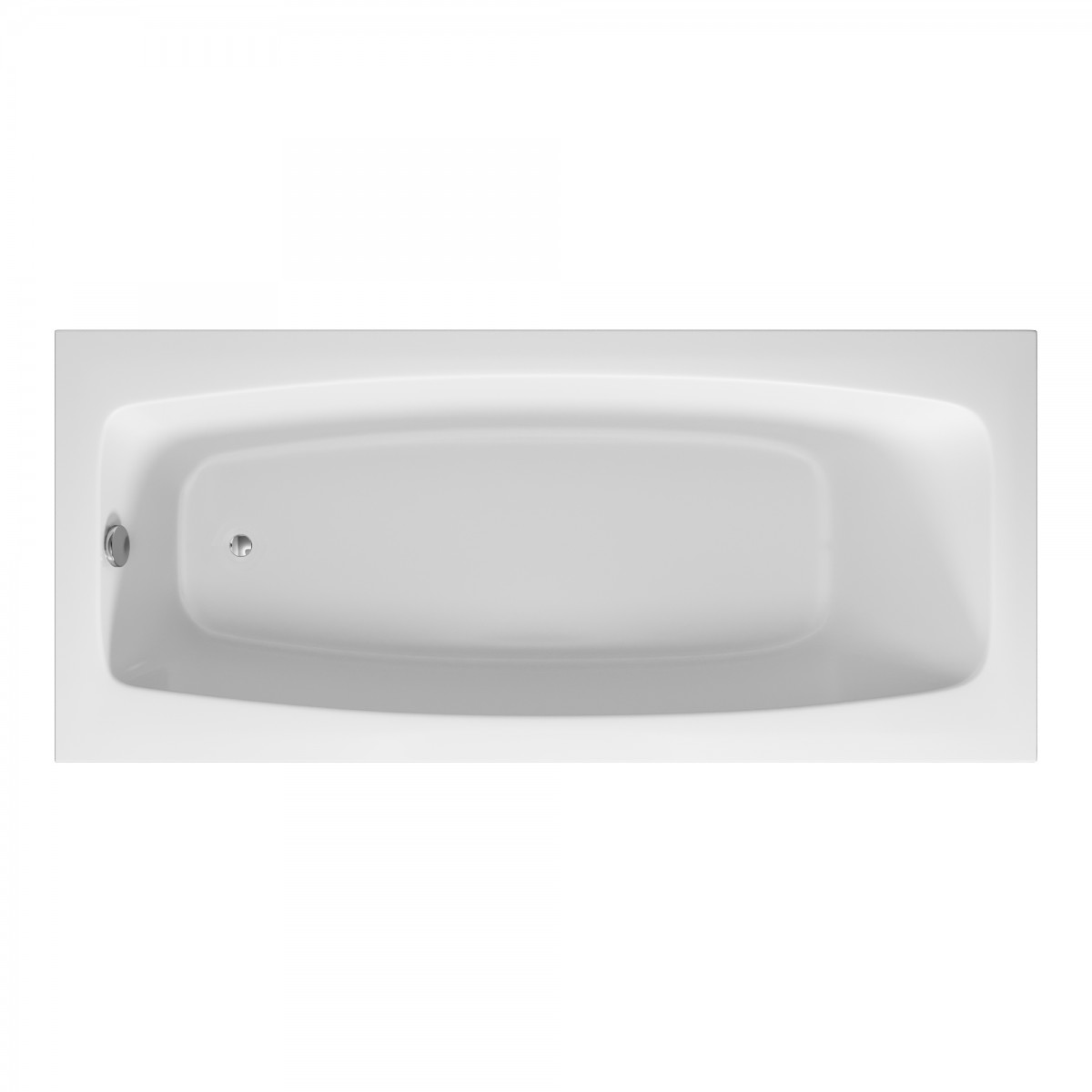 Ванна акриловая Vincea VBT-2S170-FR 170*75 см (белый)