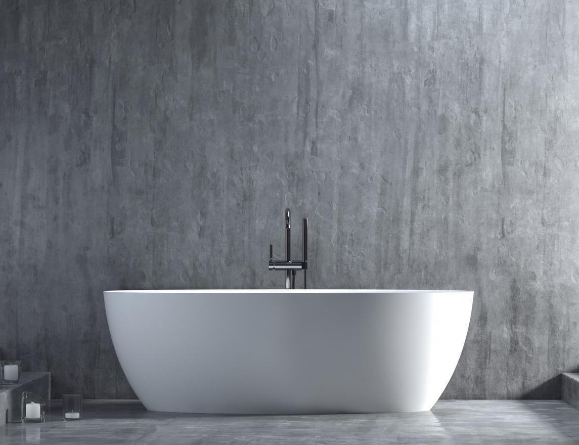 Ванна из литьевого мрамора Salini Alda Nuova S-Stone 170*80 см (белый матовый)