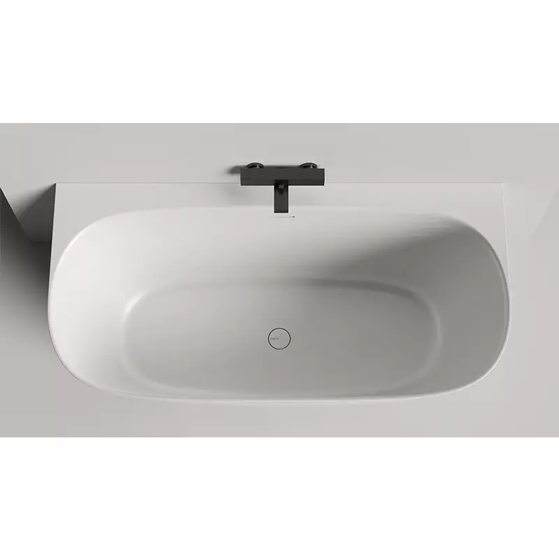 Ванна из литьевого мрамора Salini Sofia Wall S-Sense 160*80 см (белый)