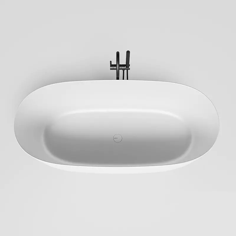Ванна из литьевого мрамора Salini Sofia Light S-Sense 165*75 см (белый)