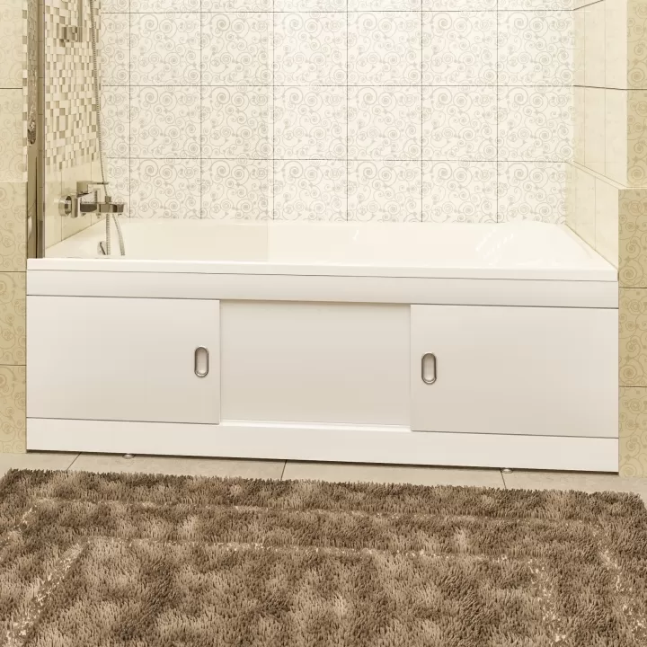 Экран для ванны СанТа Стандарт 150 см (белый)