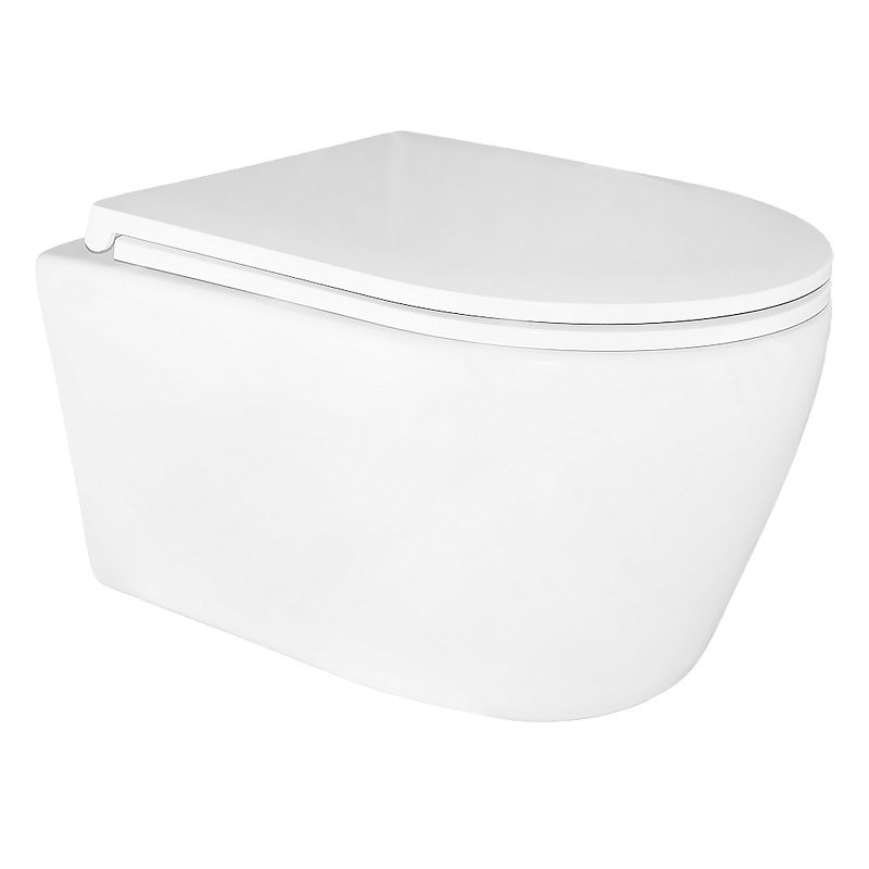 Подвесной унитаз Azario UNO AZ-2380 безободковый (белый)