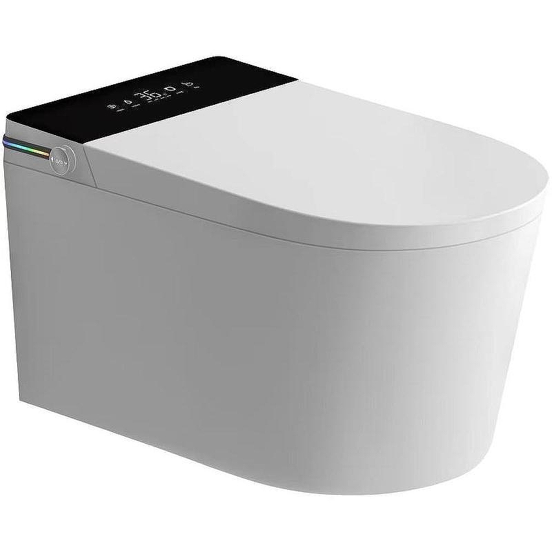 Подвесной унитаз SantiLine SL-5037 безободковый (белый) с функцией биде