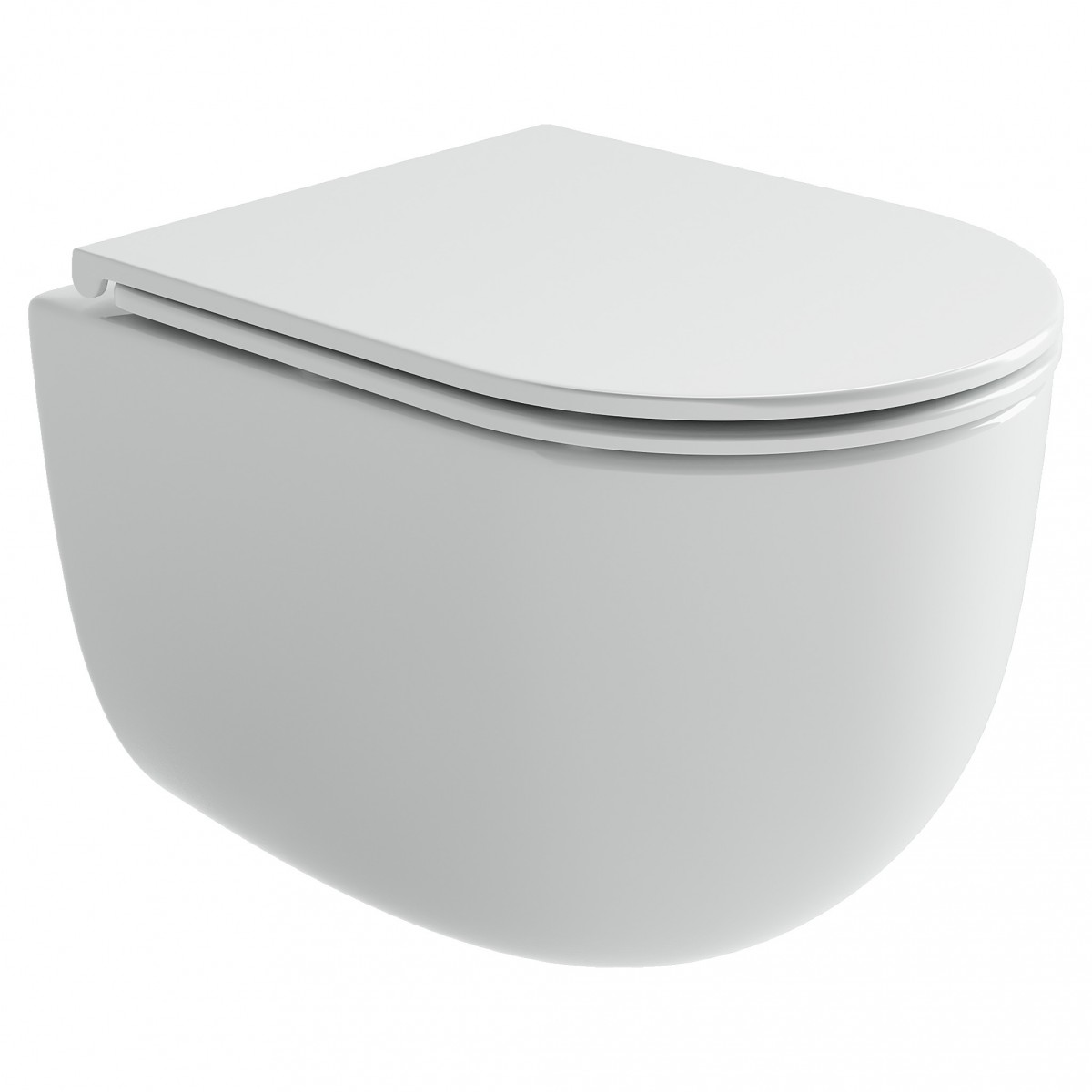 Подвесной унитаз Ceramica Nova Voga CN4012T безободковый (белый) смыв торнадо