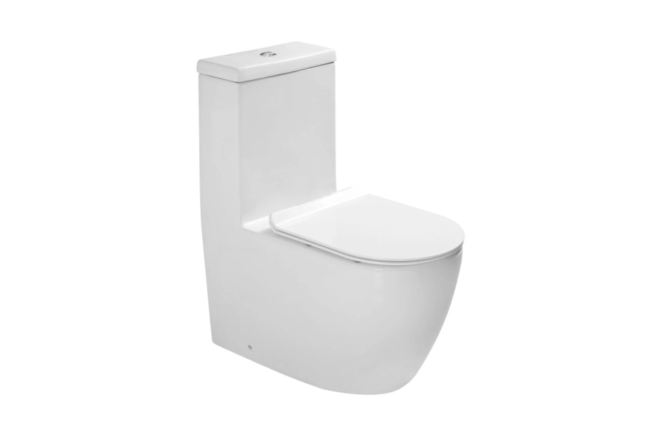 Напольный унитаз SantiLine SL-5011  безободковый (белый)