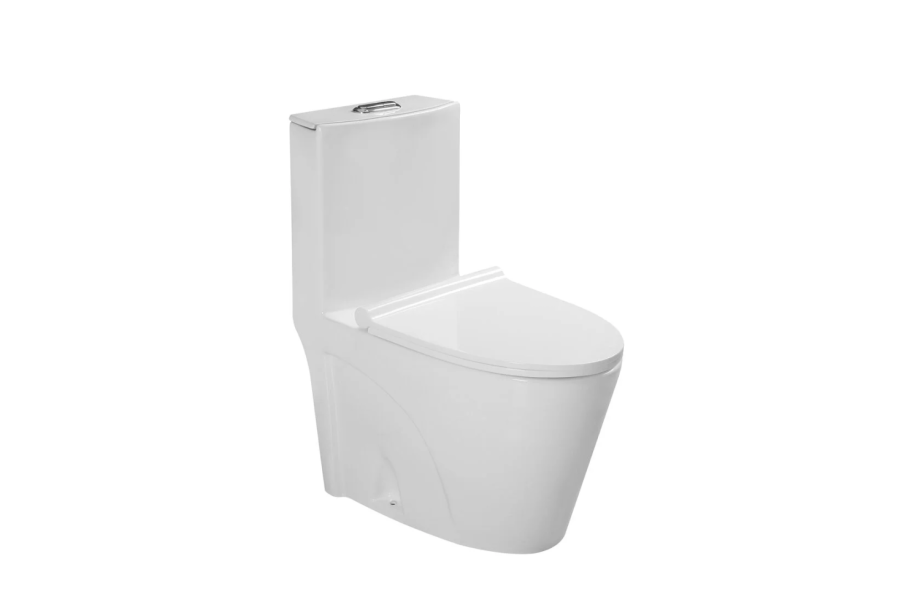 Напольный унитаз SantiLine SL-5012  безободковый (белый)
