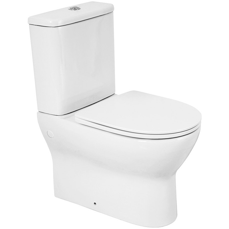 Напольный унитаз BelBagno ENERGIA BB8134CPR/SC безободковый (белый) чаша
