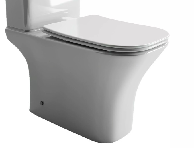 Унитаз-компакт Ceramica Nova Alfa CN9002-B безободковый (белый) чаша