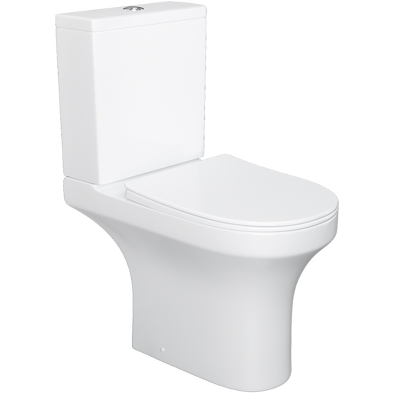 Унитаз-компакт Damixa Skyline DX35C8600SC безободковый (белый)