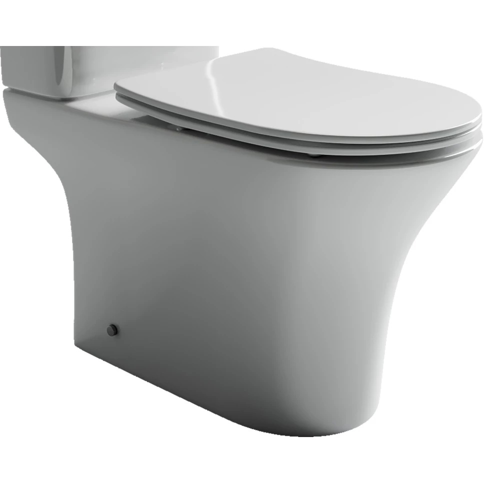 Унитаз-компакт Ceramica Nova Fortuna CN9001-B безободковый (белый) чаша