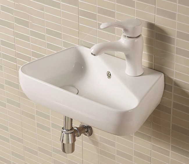Раковина подвесная СeramaLux 9275L 450*280 мм (белый)