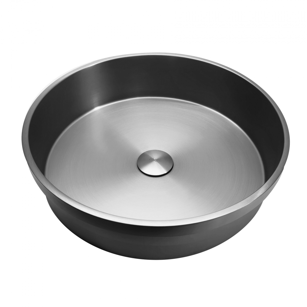 Раковина встраиваемая Abber Wasser Kreis AF2408SP 416*416 мм (сатин)