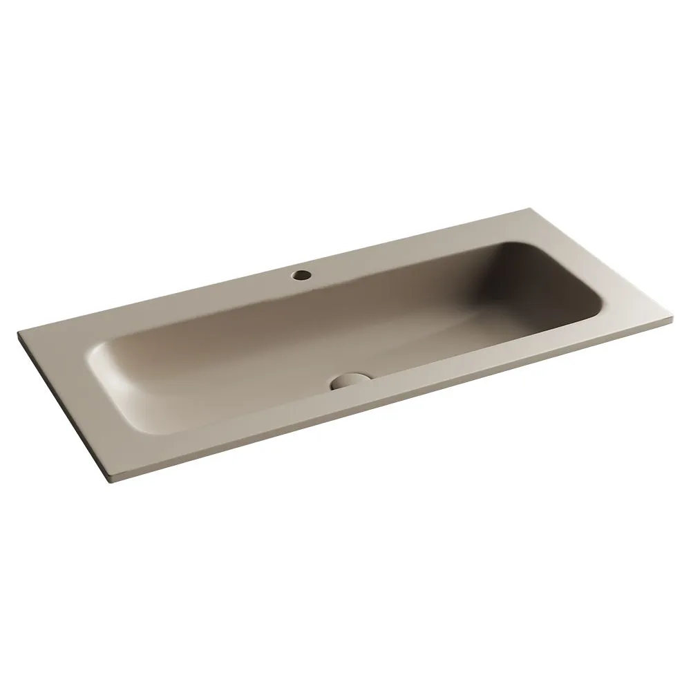 Раковина встраиваемая Ceramica Nova Grace CN7013MC 1010*457 мм (капучино матовый)