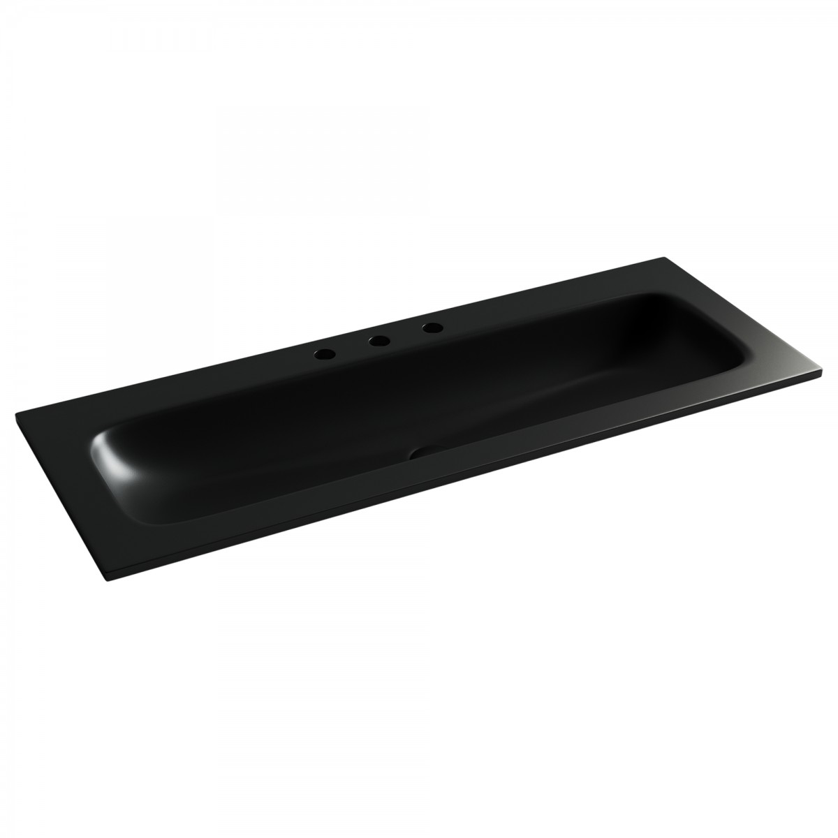 Раковина накладная Ceramica Nova Grace CN7024MB 1210*457 мм (чёрный матовый)