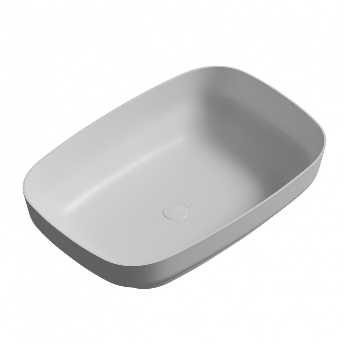 Раковина накладная Abber Rechteck AC2221 585*380 мм (белый)