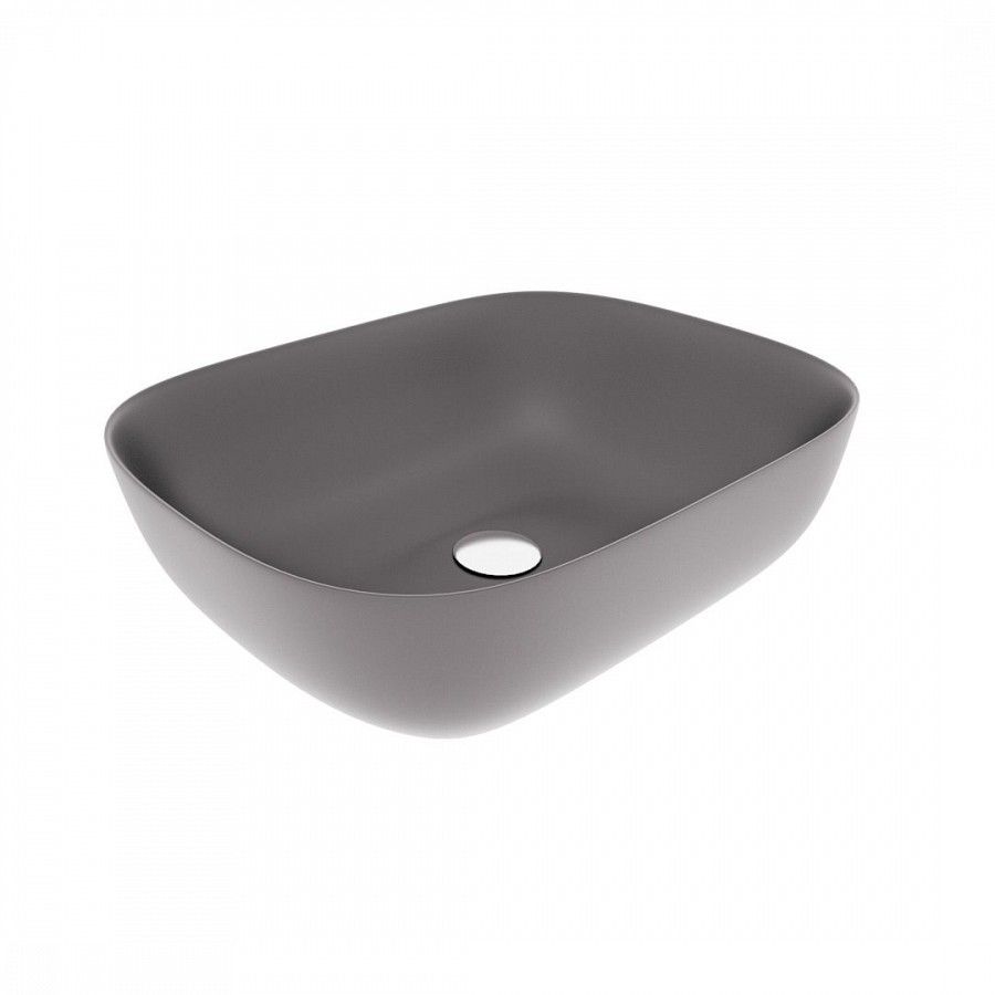 Раковина накладная Alpen Elegant ALP2450391 490*395 мм (графит матовый)