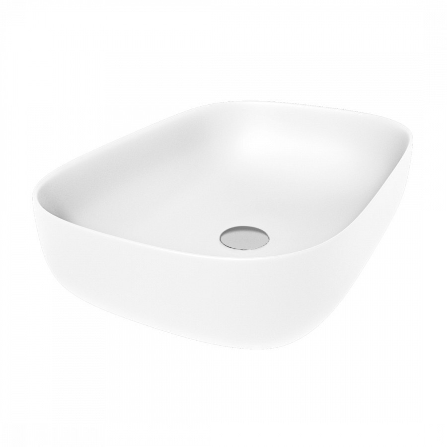 Раковина накладная Alpen Elegant ALP2450395 610*400 мм (белый матовый)