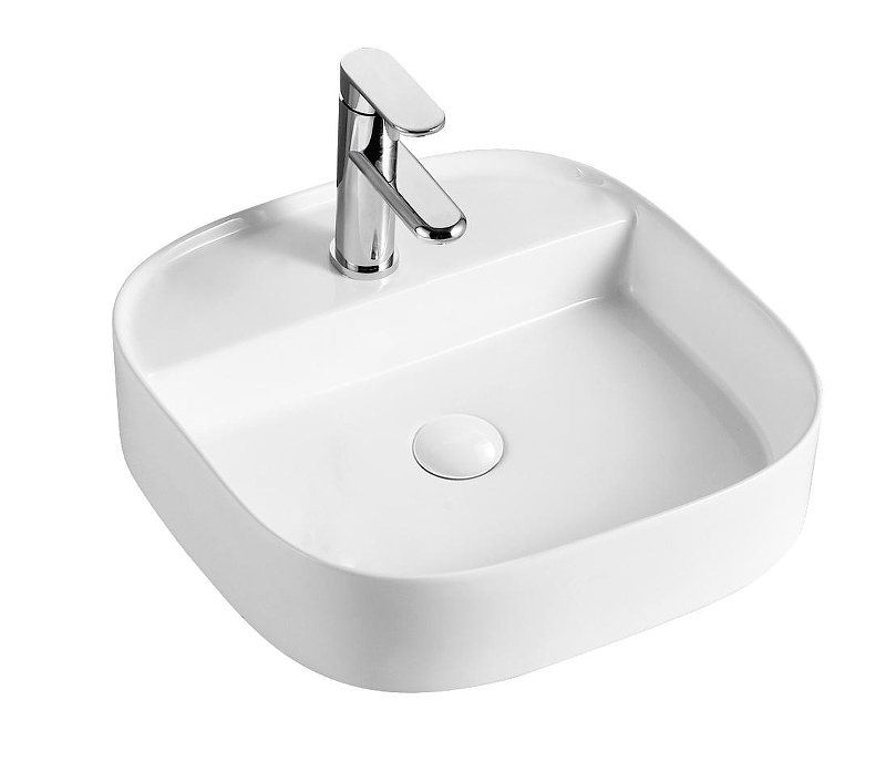 Раковина накладная AQUAme Orvieto AQM5013 450*450 мм (белый)