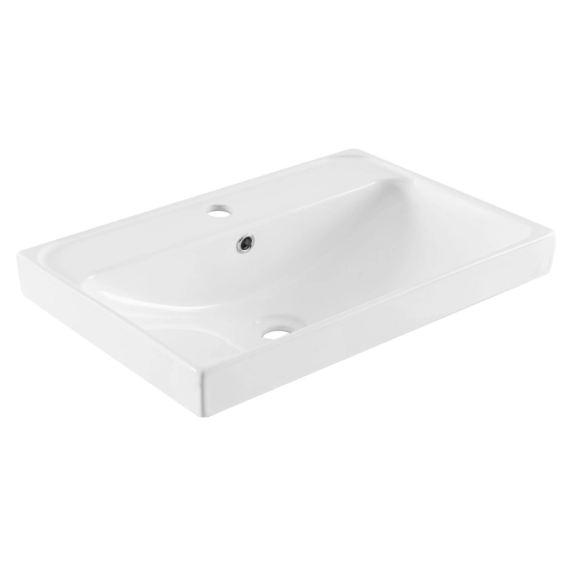 Раковина накладная Aquanet Flash Mini 342053 605*405 мм (белый)