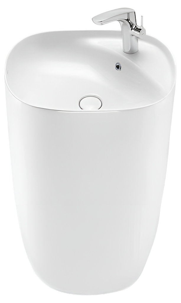 Раковина напольная SantiLine SL-4018 500*460 мм (белый)