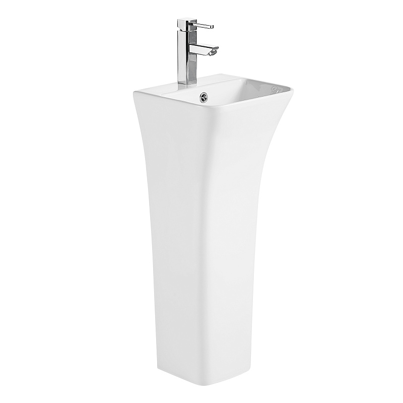 Раковина напольная Azario Fretta Square AZ-515 340*340 мм (белый)