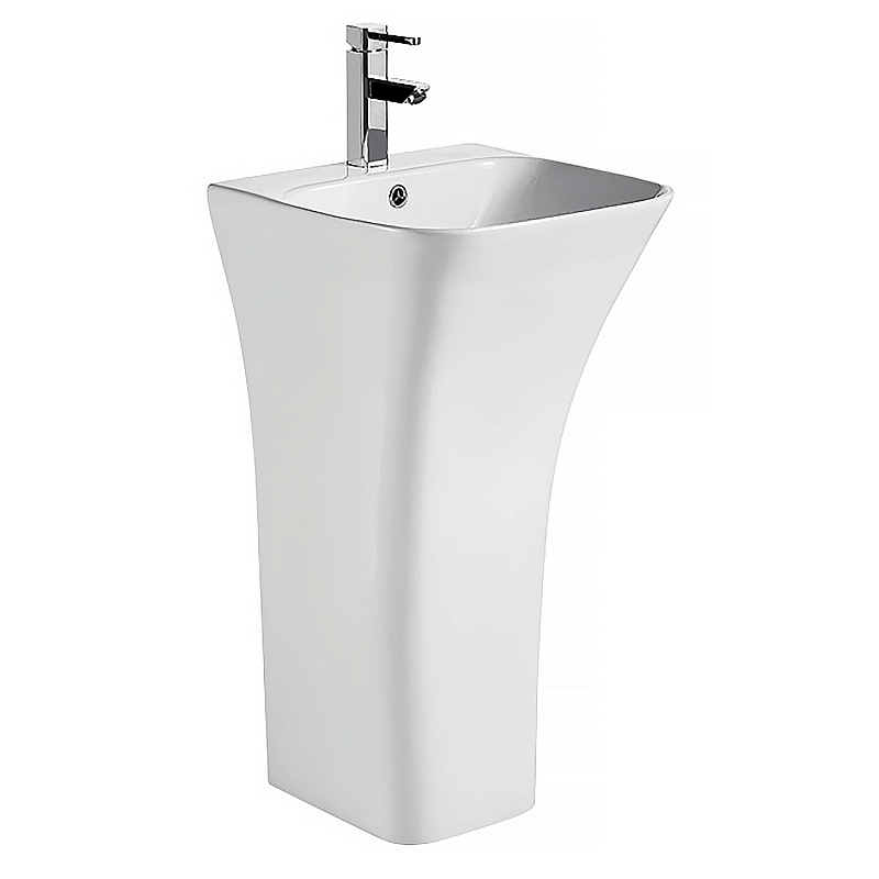 Раковина напольная Azario Fretta Square AZ-315 450*435 мм (белый)