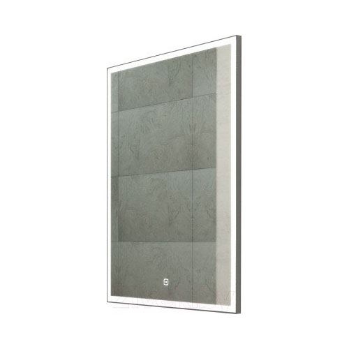 Зеркало Континент Frame Silver Led 70 ЗЛП2098 700*900 мм (серебро) LED
