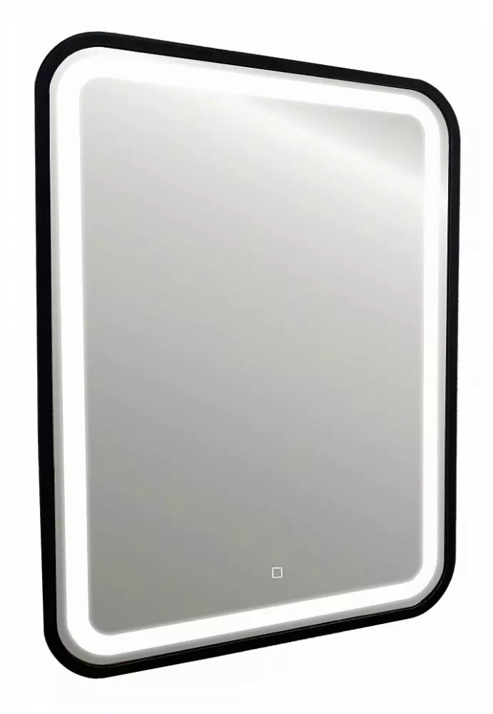Зеркало Azario Мальта-лофт LED-00002353 600*800 мм (LED) чёрный