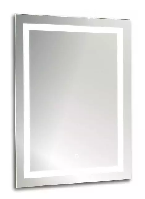 Зеркало Azario Рига ФР-00001491 600*800 мм (LED, часы, подогрев)