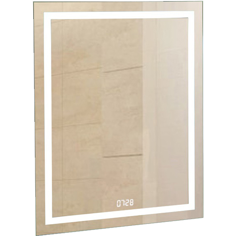 Зеркало Континент Verte ЗЛП150 700*900 мм (LED, часы)