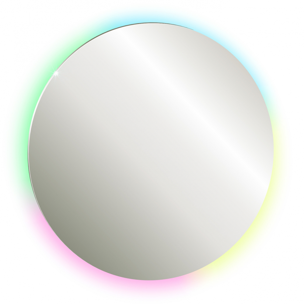 Зеркало Abber Mond AG6204SSmart 770*770 мм (LED) золото