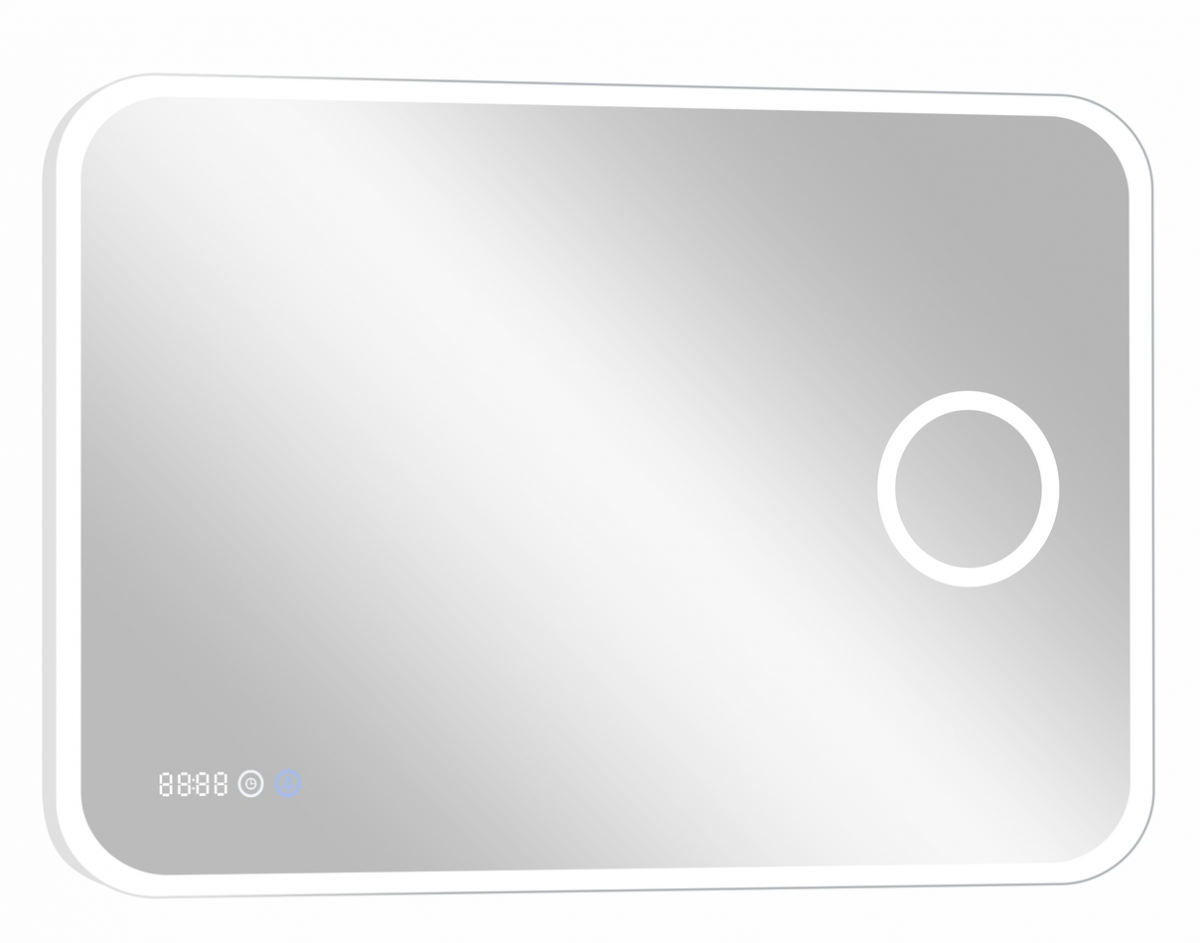 Зеркало Континент Bliss Led ЗЛП403 800*700 мм (LED,подогрев,часы)