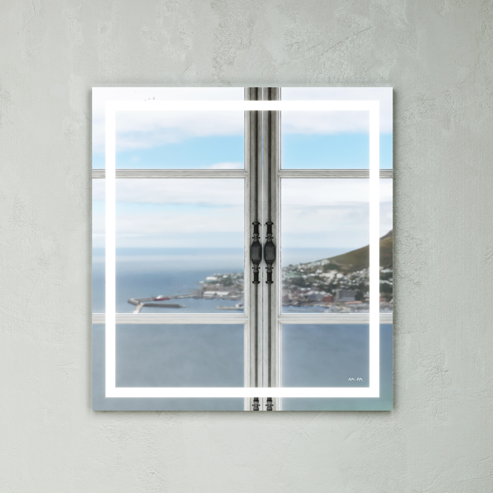 Зеркало AM.PM Gem M91AMOX0651WG 650*700 мм (LED)